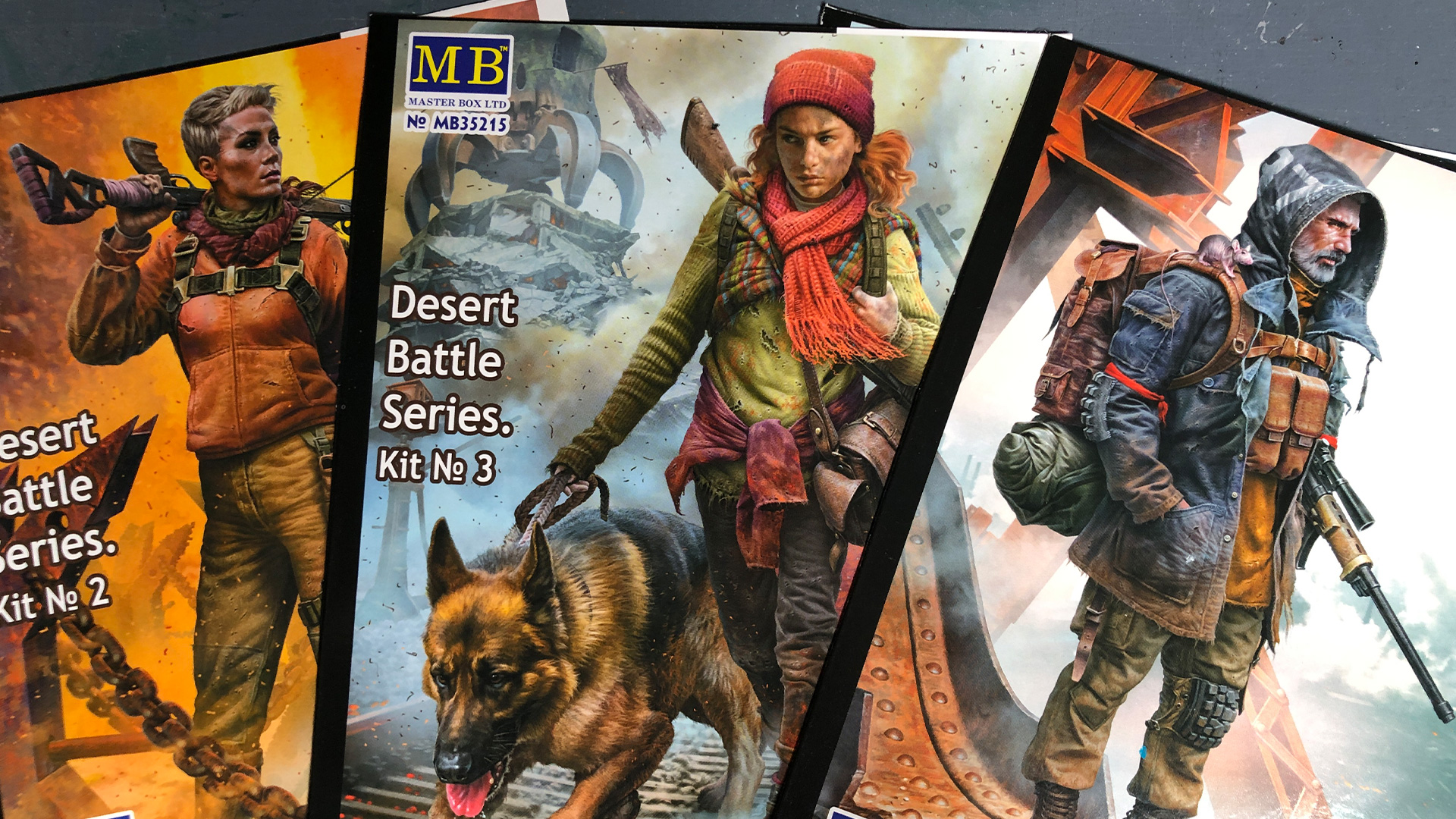 Desert Battle Series miniatures – 1:35 – Master Box