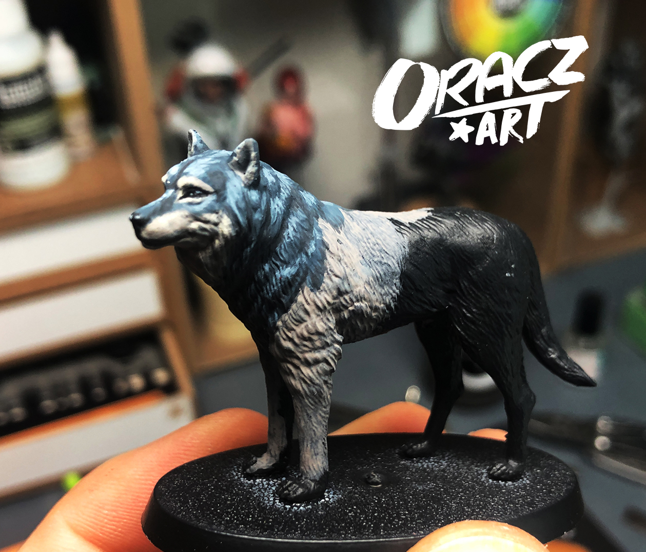 Jak malować figurkę wilka – warsztat z Natalią Oracz
