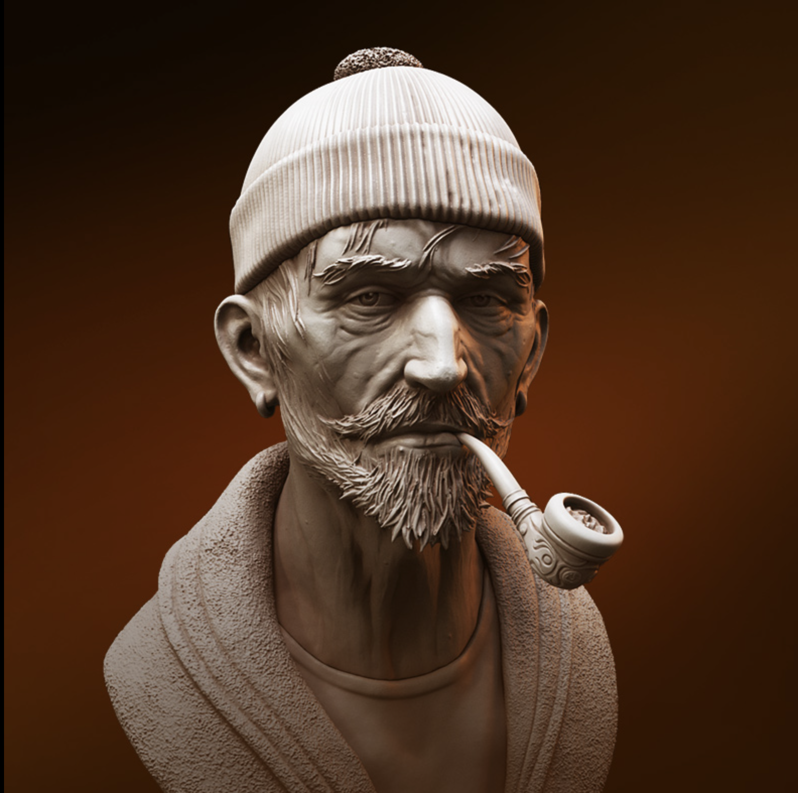 OLD SAILOR – 1:9 SCALE BUST