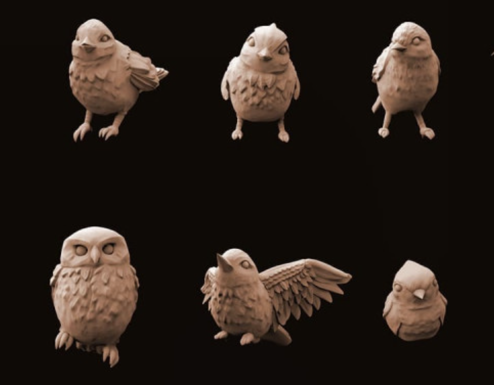 Animal Set 2  – Birds – Honourguard Miniatures