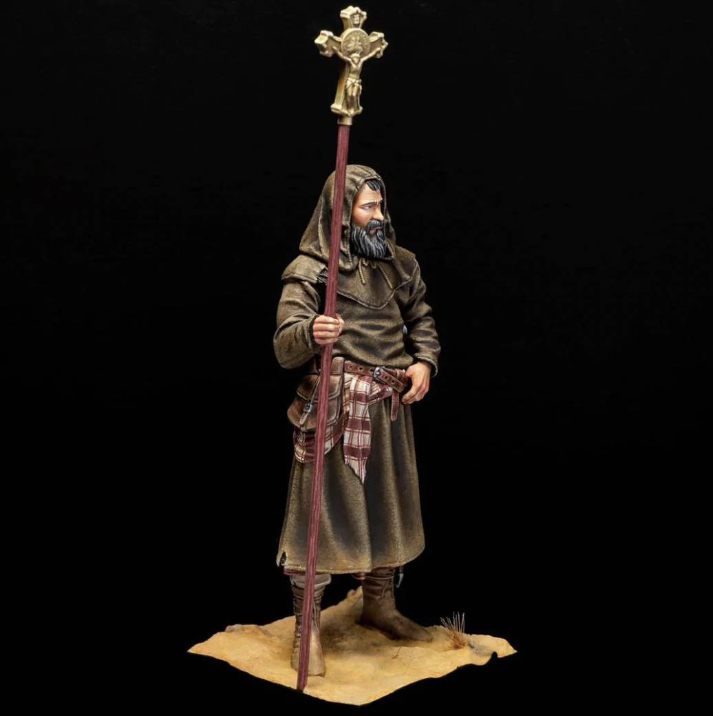 The Monk Knights of Outremer 75mm Semper Fidelis Miniatures