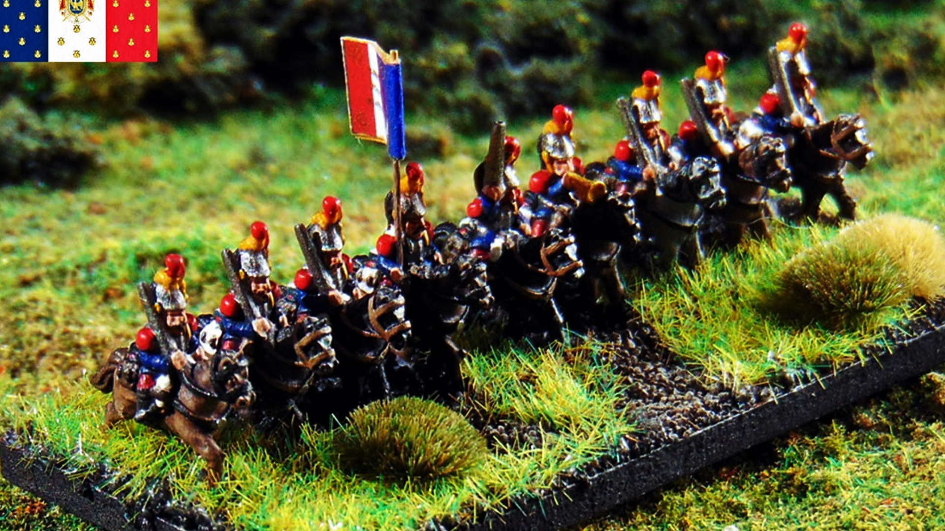 3 French Cuirassiers Regiments 6mm Board Games
