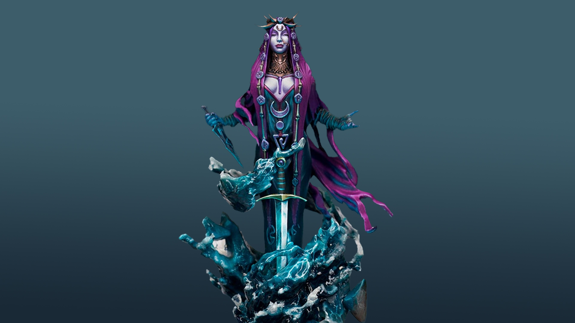 THE LADY OF THE LAKE Echoes of Camelot 75mm Bigchild Creatives